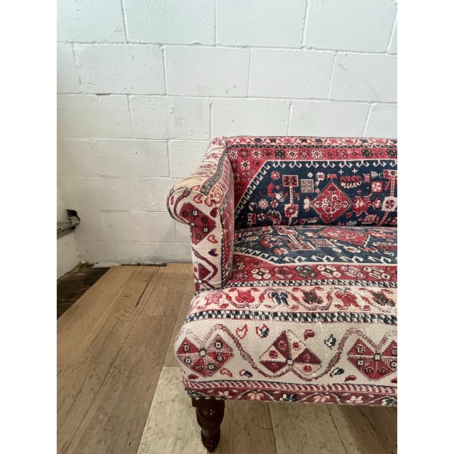 Anthropologie Kilim Style Sofa For Sale In New York - Image 6 of 7