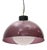 Purple Methacrylate and Glass Pendant Light, 1950s For Sale