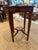 Hekman Furniture Vintage Hekman Federal Style Inlaid Mahogany Round Occasional Table With Glass Top For Sale - Image 4 of 8