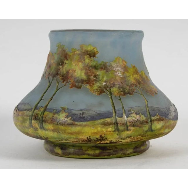 Landscape Vase by Daum Nancy, 1920s For Sale - Image 6 of 7