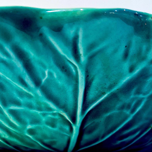 Bordallo Pinheiro Salad Bowl - 1990s Vintage For Sale - Image 6 of 7