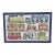 Rare Large Paul Smith "Trains" Needlepoint Wall Art — 65" Wide, Framed & Signed For Sale