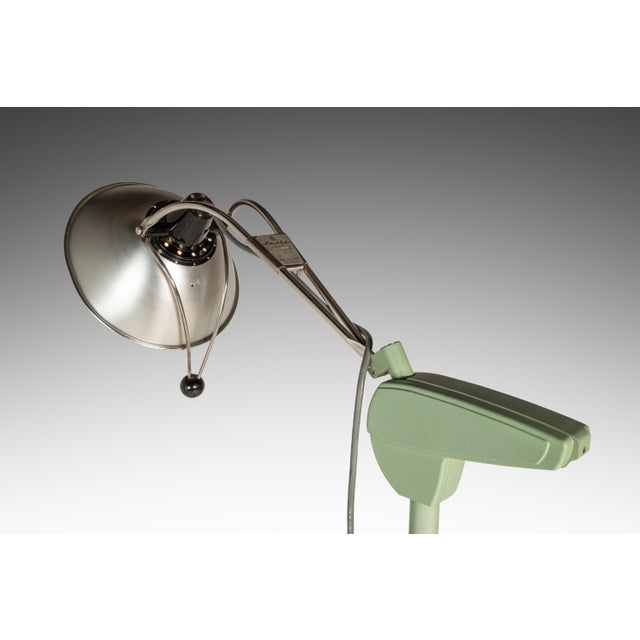 Mid-Century Modern Industrial Patinaed Medical / Surgical 6ft. Floor Lamp by Wilmot Castle, Usa, C. 1960s For Sale - Image 10 of 18
