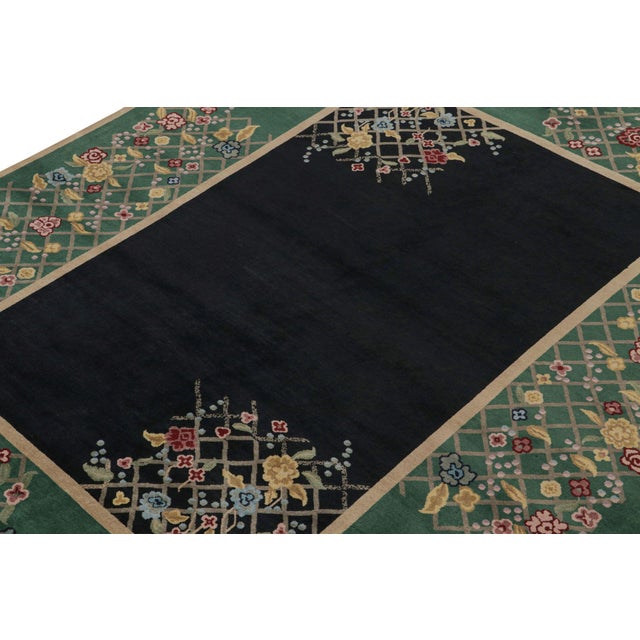 This 9x11 rug is an exciting new addition to the contemporary Art Deco rug collection by Rug & Kilim. On the Design: Hand-...