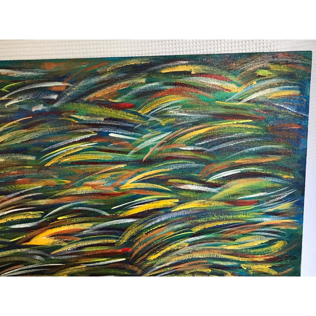 Ocean of Thoughts Original Abstract Oil Paining by Monique Nichols For Sale - Image 11 of 12