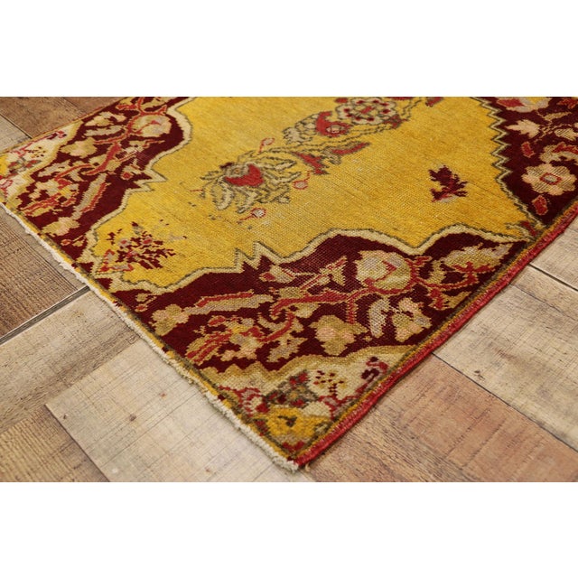 Vintage Turkish Yastik Rug - 02'00 X 02'02 For Sale In Dallas - Image 6 of 8