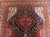 Vintage Persian rug with intricate nomadic motifs. Three geometric medallions on blue field. Rich in tone and very ornate....