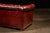 Oxblood Red Vintage Tufted Leather Chesterfield Sofa in Oxblood For Sale - Image 8 of 10