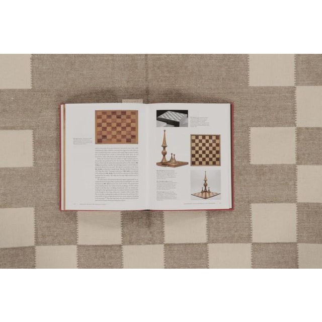 Beige Rug & Kilim’s Contemporary Dhurrie Rug in Taupe and Cream Geometric Pattern For Sale - Image 8 of 9