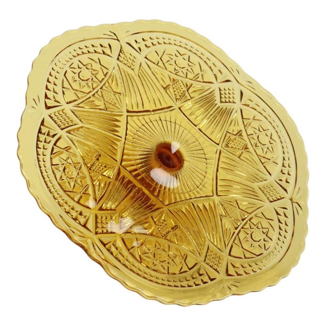 Art Deco Amber Cake Stand, 1930s For Sale - Image 14 of 15