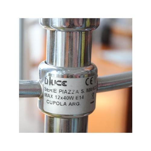 12-Light Chandelier by Vico Magistretti for Oluce, 2000s For Sale - Image 10 of 15