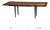 1970s Dell'Arredamento for Miniforms 94" Burl Dining Table For Sale