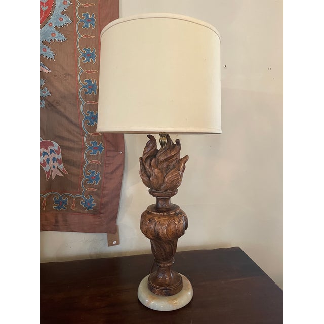 18th Century Fragment Urn Mounted as a Lamp For Sale - Image 9 of 9