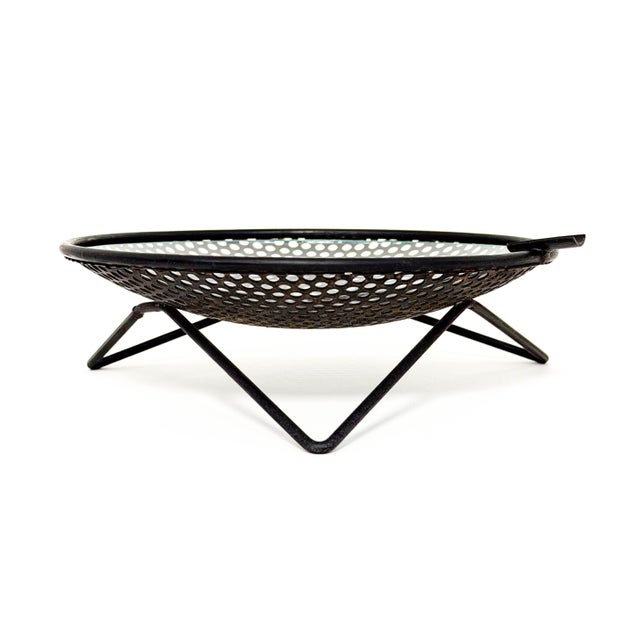 1950's Perforated Metal Ashtray Nº S30 by Richard Galef for Ravenware For Sale - Image 4 of 10