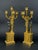 Traditional Pair of French Empire Gil & Patinated Bronze Candelabras by Thomire For Sale - Image 3 of 11