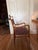 MCM Wood Frame Danish Armchair With New Maharam Sculpted Velvet Upholstery Imo John Van Koert For Sale In Charleston - Image 6 of 10