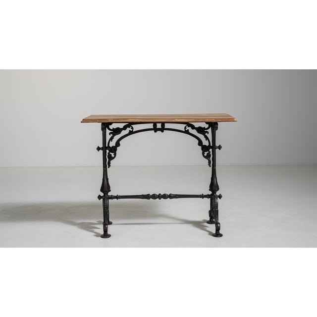 Victorian Cast Iron Bistro Table, Antique, United Kingdom, Circa 1900 For Sale - Image 9 of 18