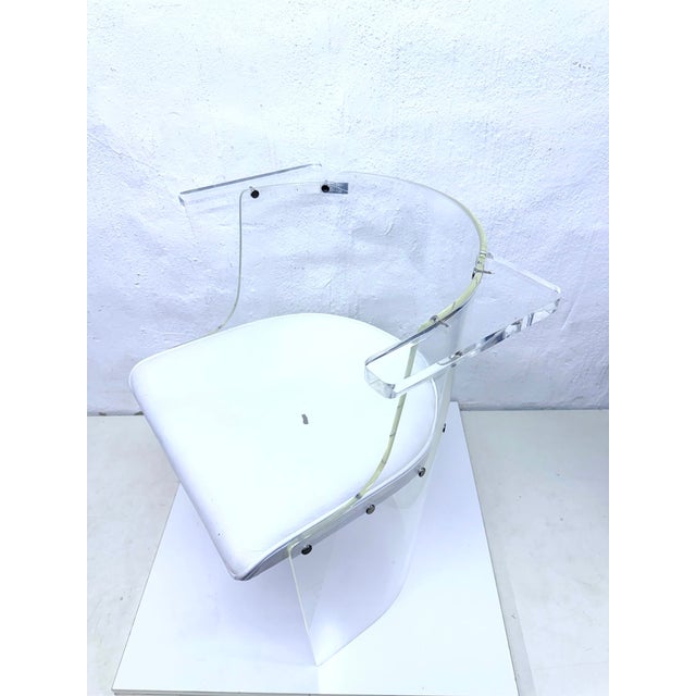 D61 Chair in Acrylic Glass attributed to El Lissitzky for Tecta, 1970s For Sale - Image 9 of 13