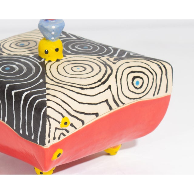 Vaughan Nelson Studio Pottery Postmodern Box Chairish