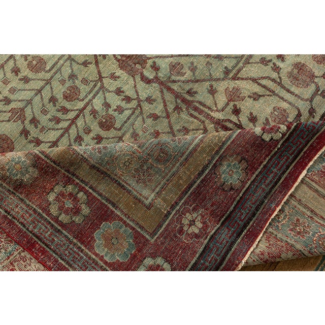 Doris Leslie Blau Antique Silk Yarkand Samarkand Rug For Sale In New York - Image 6 of 7