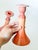 Antique Tiffin Carrara Coral Slag Glass Candlesticks, a Pair For Sale - Image 9 of 10