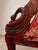 French Early 20th Century Carved Mahogany Swan Barrel Chair For Sale - Image 3 of 14