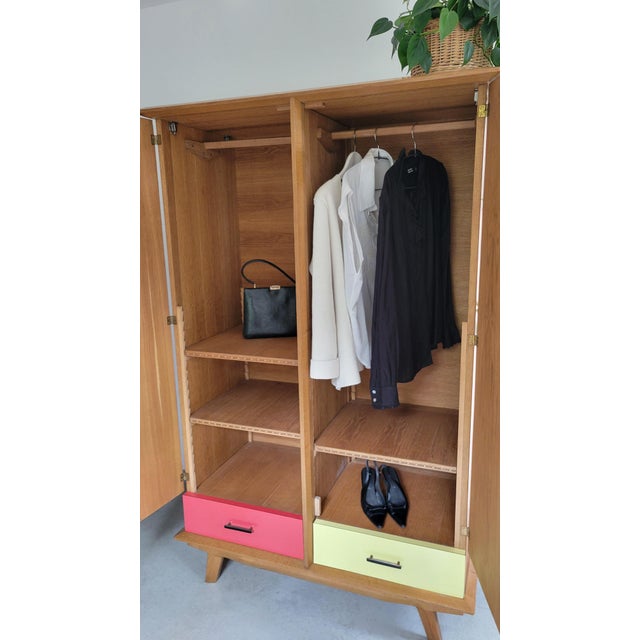 Modern Vintage Wardrobe by André Sornay, 1950s For Sale - Image 3 of 14