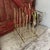 Metal Vintage Brass Magazine Rack With Mid-Century Modern Design Wire Frame For Sale - Image 7 of 13