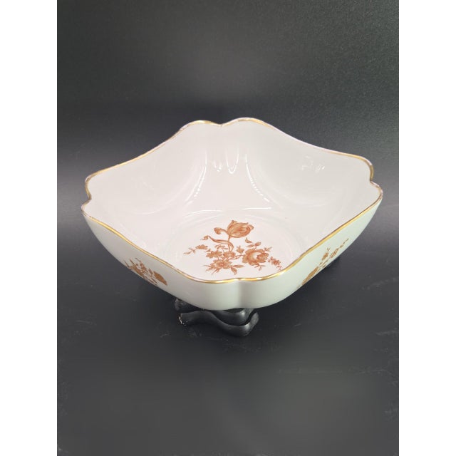 Mid 20th Century French Limoges Trinket Square Dish For Sale - Image 9 of 18