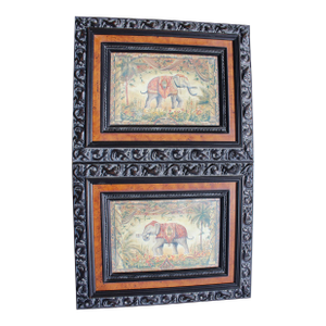 Indoesian Treasures Framed Prints From the Lilian August Collection—A Pair