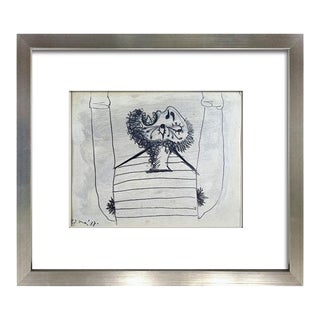 Pablo Picasso Lithograph Study for Guernica Ltd Edition +Custom Frame For Sale