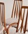 Mid-Century Modern Vintage Eva Dining Chairs by Niels Koefoed for Hornslet Møbelfabrik, 1960s, Set of 5 For Sale - Image 3 of 7