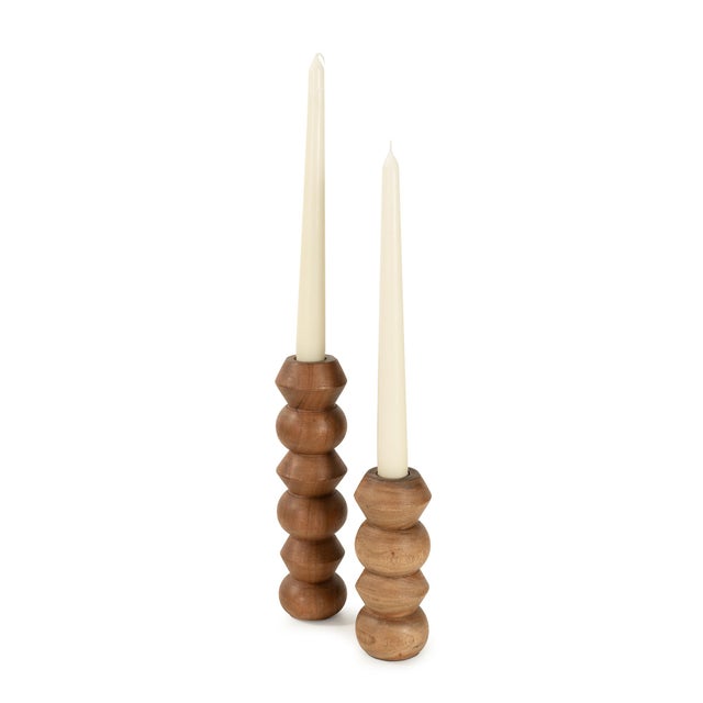 Timber Candle Holder Large For Sale In Chicago - Image 6 of 9
