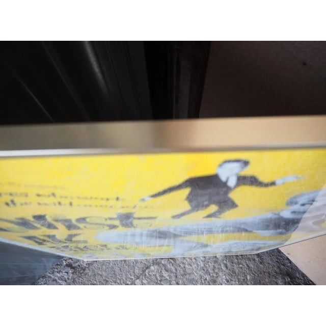 Paper Vintage Pop Art Poster, 1990 For Sale - Image 7 of 12