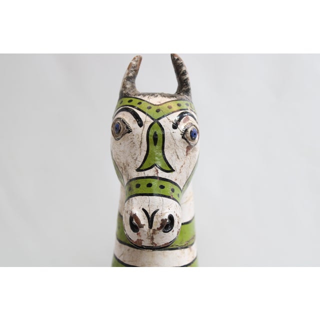 Eggshell Carousel Horse Vintage For Sale - Image 8 of 13