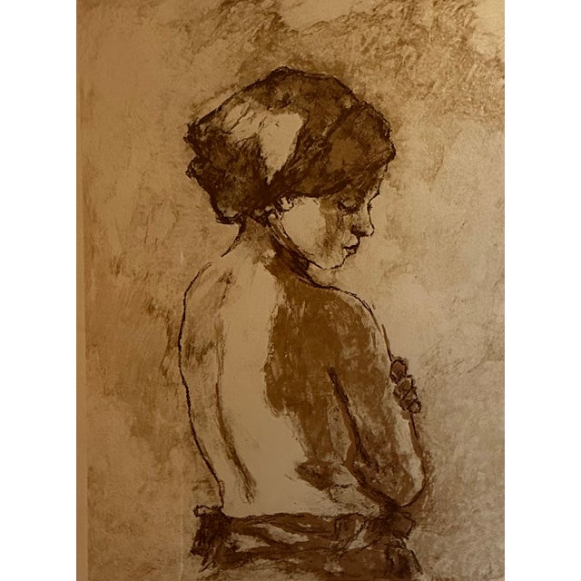1970s Ltd. Ed S/N Lithograph “Back Nude Profile” by Philippe Alfieri For Sale In Seattle - Image 6 of 7
