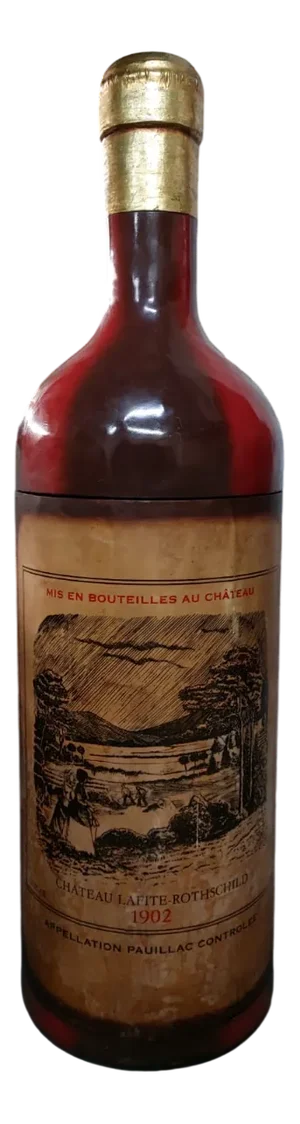 Large Chateau Lafite-Rothschild 1902 Bottle-Shaped Wine Cabinet
