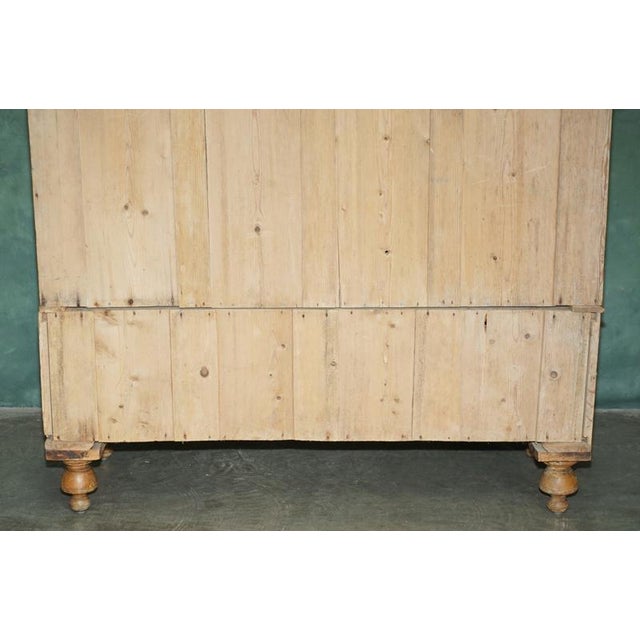 Large Antique Victorian Oak Housekeepers Cabinet, 1840 For Sale - Image 10 of 18