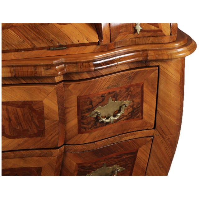 Baroque Museum Secretary Mainz in Walnut, 1750s For Sale - Image 15 of 18
