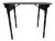 Antique American Wooden Folding Sewing Table For Sale