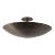 Raul Reyes 'Rey 20' Perforated Patinated Brass Dome Ceiling Lamp For Sale