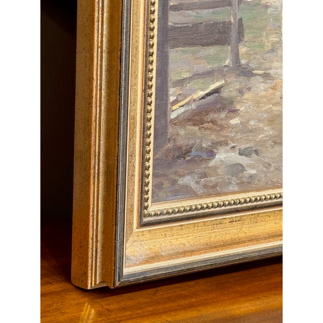 American “The End of the Day” Oil on Canvas Painting by Victor Coleman Anderson For Sale - Image 3 of 5