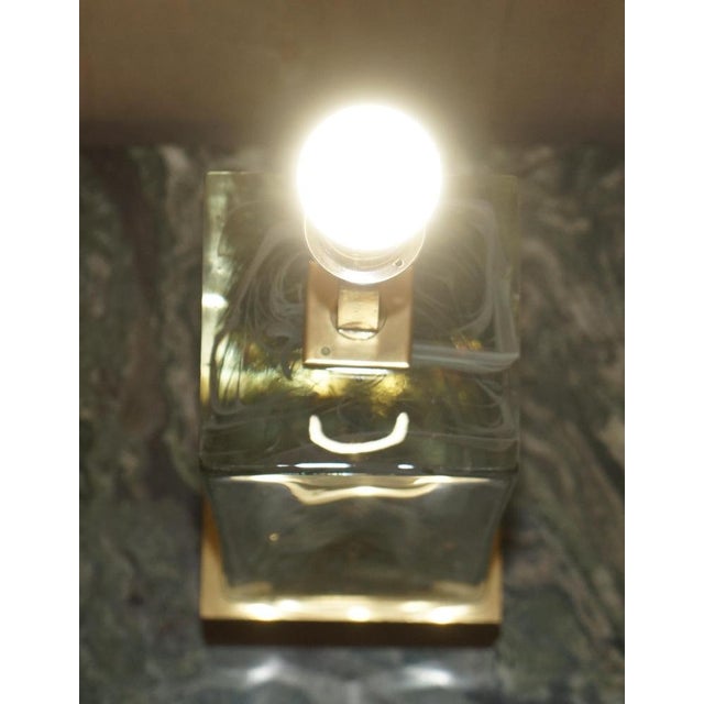 Vintage Murano Glass and Marbled Table Lamps, Set of 2 For Sale - Image 10 of 18