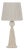 Samba White Cotton Tassel String Table Lamp For Sale