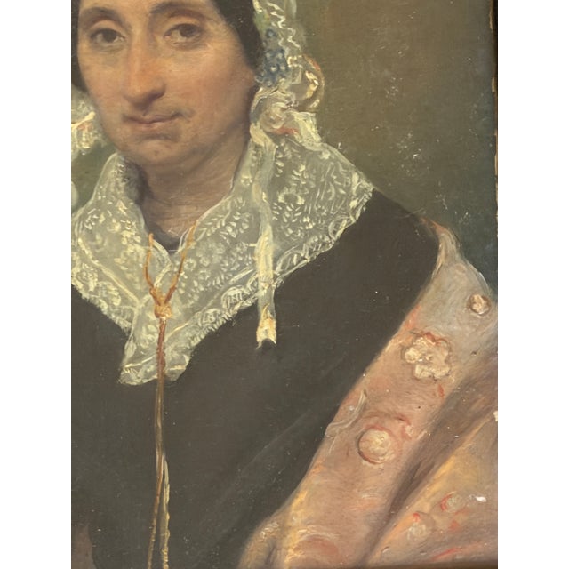 Woman in Pose, 19th Century, Oil Painting, Framed For Sale - Image 3 of 6