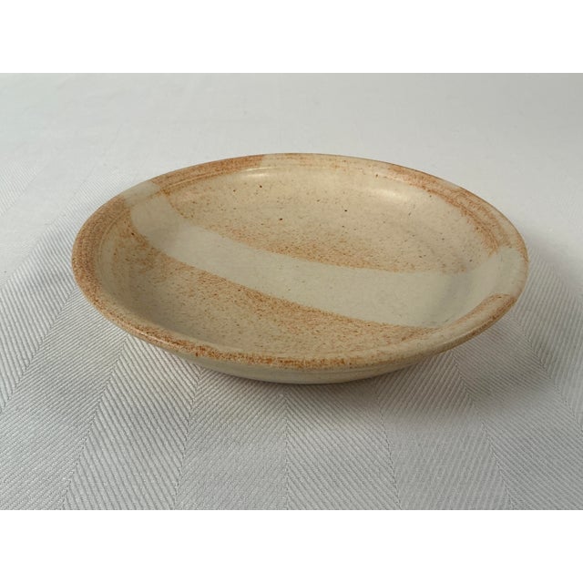 Boho Chic Handmade Studio Pottery Plate/Low Bowl For Sale - Image 3 of 10