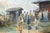 Figurative Landscape -- Visiting the Temple by Alok Gurung For Sale - Image 4 of 5