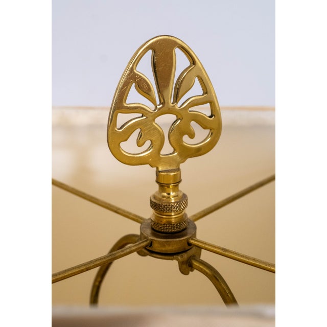 Vintage Neoclassical Urn Table Lamp With Swing Handles For Sale - Image 12 of 14