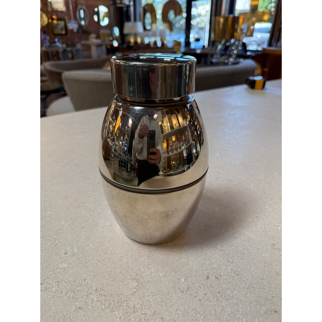 1970s Vintage Chrome Ice Bucket With Lid For Sale - Image 5 of 7