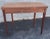 1920s Federal Style Satinwood Inlaid Flame Mahogany Serpentine Card Table For Sale - Image 9 of 10